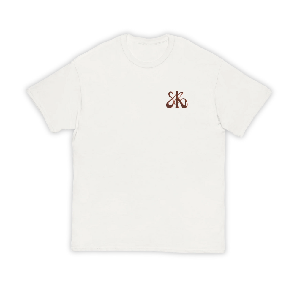 Sarah Kinsley - SK Logo White T-Shirt